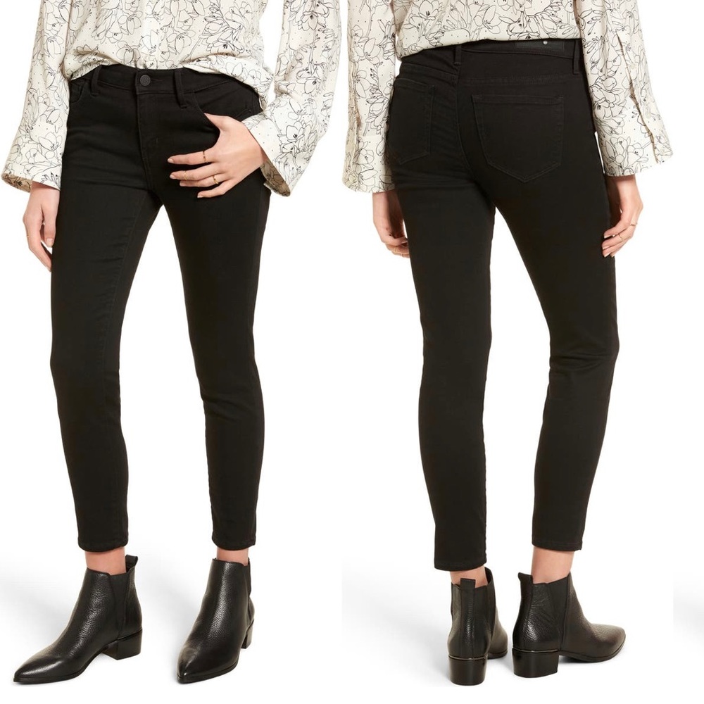 Treasure & Bond Legacy Crop Skinny Jeans in Black